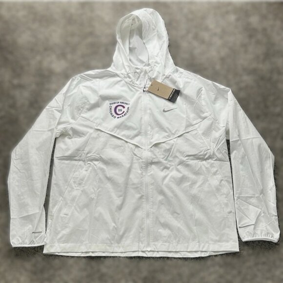 Nike Chicago Marathon Impossibly Light Mens Hooded Running 2XL Jacket HQ4267-100 - Picture 2 of 7